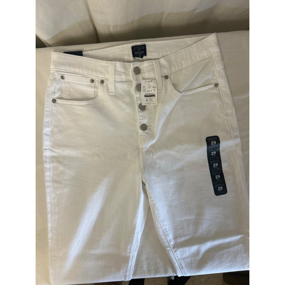 Essential straight white jean in all-day stretch BF853 - Picture 3 of 5
